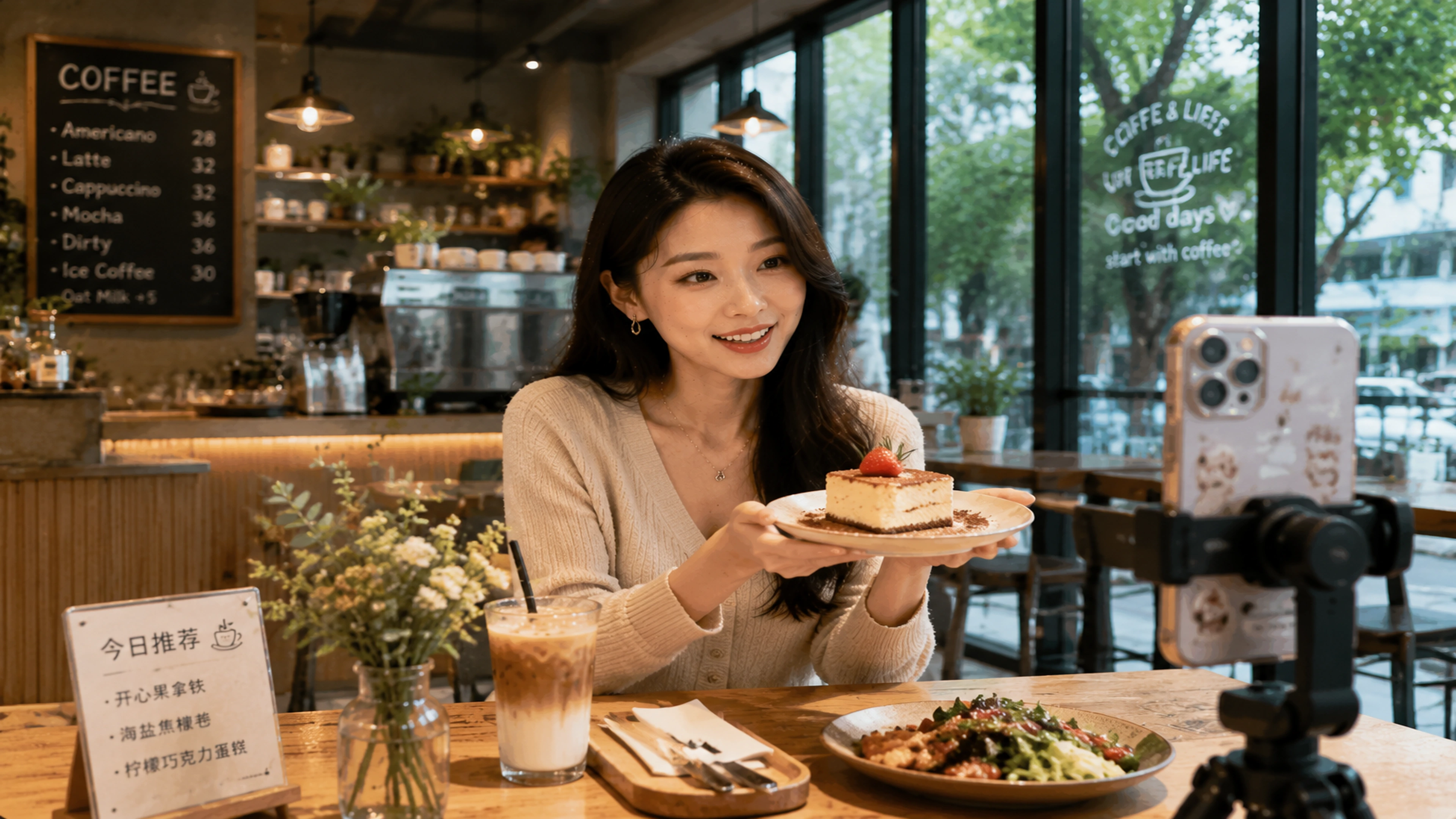 XunRed Douyin Food Vlog Cafe